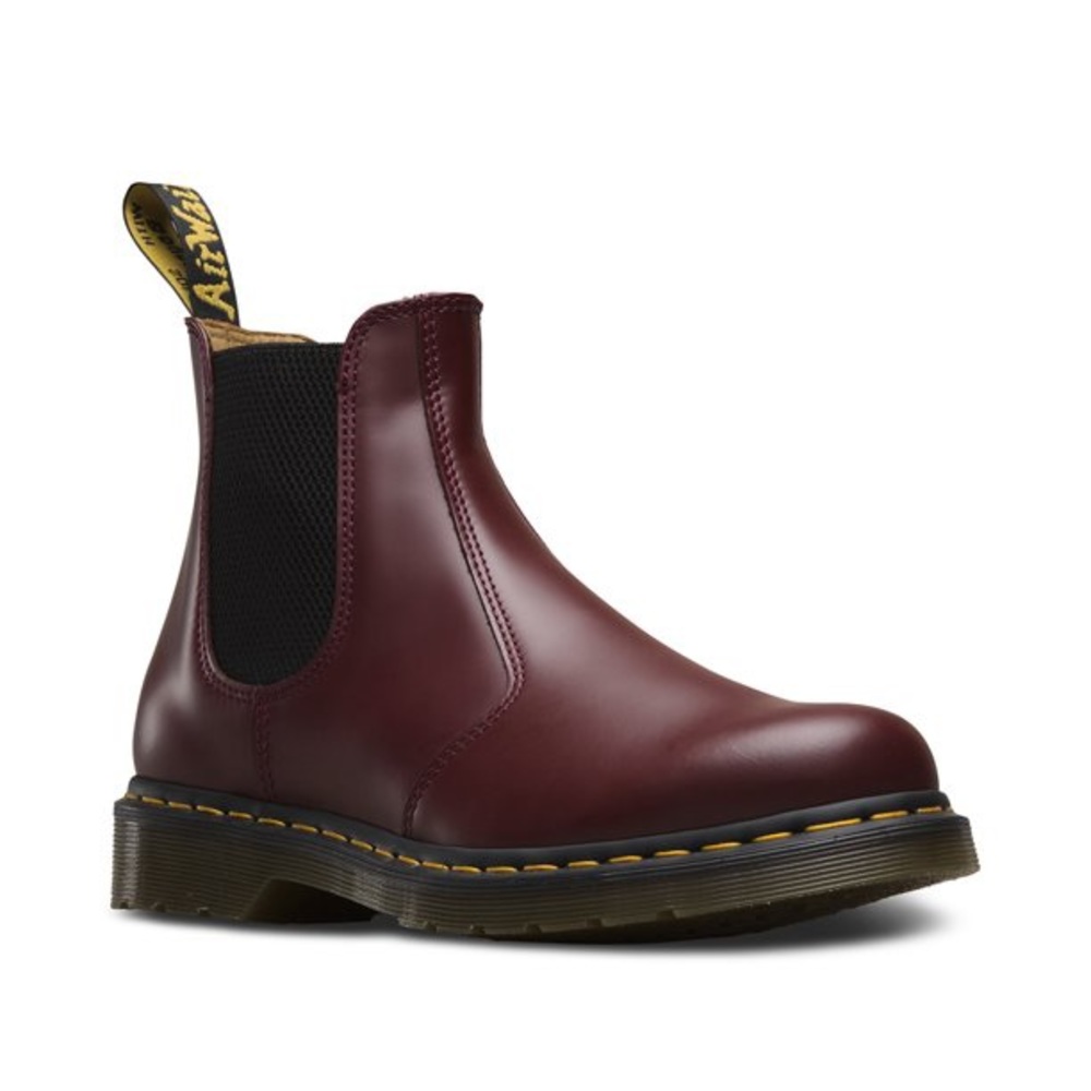 Doc Marten Chelsea Boots Cherry Red Smooth Size 10
